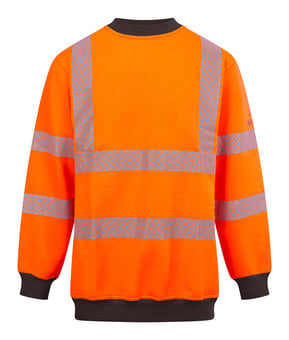 picture of Beeswift Arc Compliant Hi-vis Sweatshirt - Orange - BE-CARC163OR