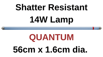 picture of Quantum Shatter Resistant Straight 14Watts UVA Lamp - [BP-LS16WS-O]