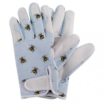 picture of Briers Bees Smart Gardeners Gloves - Med/Size 8 - [BS-4540026]
