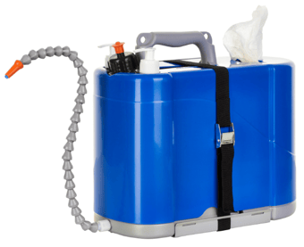 picture of ShoulderSink Compact Handhygiene Station Blue - [SSK-SSINKBLUE]