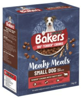 picture of Bakers Meaty Meals Small Dog Beef Dry Dog Food 1kg - [BSP-778803]