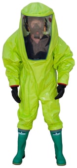 picture of Respirex Limited Life Gas Tight Suit - Type 1A-ET - Manufactured in DuPont Tychem TK-RE-TTKGTS