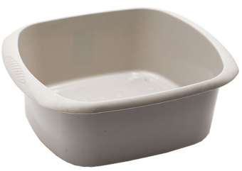 picture of Rectangular Washing Up Bowl Taupe 11L - [PD-THW20-T]