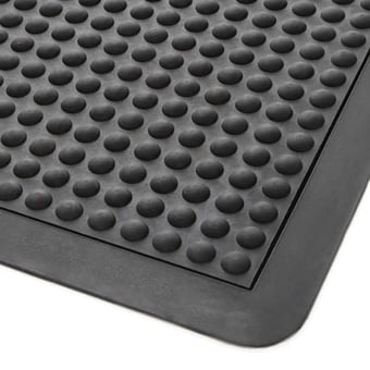 Picture of Heavy Duty Ergo-Black Anti-Fatigue Mat - 600mm x 900mm - [WWM-10100-06009014-BKBK] - (LP)