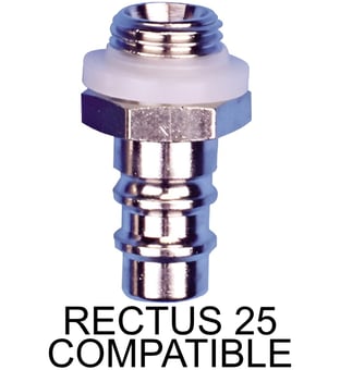 picture of 3M Versaflo Rectus Plug Belt Unit Coupling - Quarter Inch BSP Male Thread - Single - [3M-5301252P]