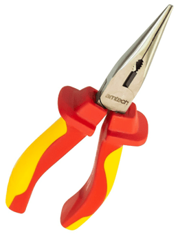 Picture of Amtech VDE Insulated Long Nose Plier 160mm - [DK-B0652]