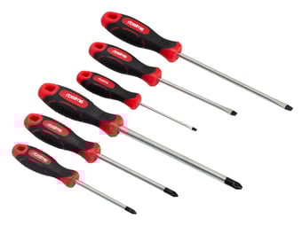picture of Amtech 6pcs Assorted Screwdriver Set - PZ + SL - [DK-L0665]