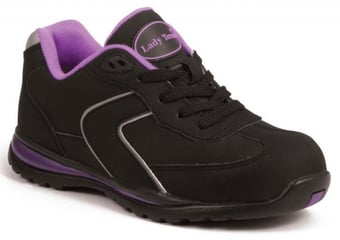 Picture of Lady Terrain Black Nubuck Safety Trainers SB SRC - BN-LT-777