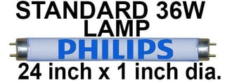 picture of Philips BL368 36 Watts Standard UV Lamp For Fly Killers - [BP-LS36WX-P]