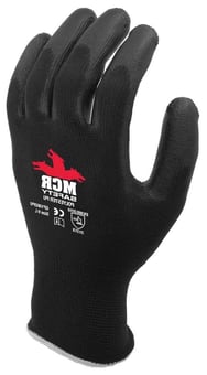 picture of MCR Safety PU Coated General Glove - Black - Pair - PA-GP1002PU