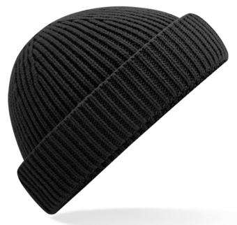 Picture of Beechfield Harbour Beanie - Black - [BT-B383R-BLK]