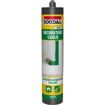 picture of Soudal Decorators Caulk Extra - White - 290ml - [DK-DKSD159282]