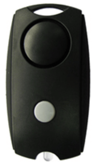 picture of Squeeze Personal Alarm With LED Light 120 dBs Black - [JNE-SQ001BLACK]