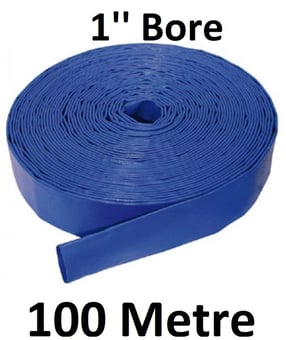 picture of Flexible PVC Layflat Hose 1" Bore 100 Metre - [HP-LFL100/100]