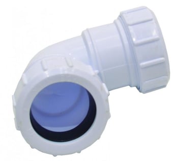 picture of 32mm Plastic Compression 90 Deg Knuckle Bend - CTRN-CI- PA291P