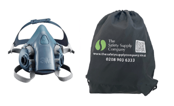 Picture of 3M - 7500 Reusable Comfort Half Mask - Small - TSSC Bag - [IH-KIT7501]