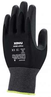 picture of Uvex Unilite 6605 Nitrile Foam Knitted Safety Glove Black - TU-60573 - (LP)