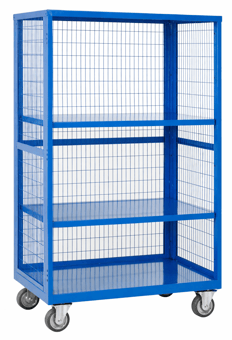 Picture of QMP Boxwell Trolley Without Doors - Dark Blue - Steel - 1355H x 900W x 600D - [QM-XW139060MBXX] - (LP)