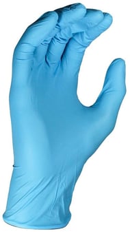 Picture of Polyco GD19 Blue Nitrile Powder Free Disposable Gloves - Box of 50 Pairs - [BM-GD19]