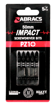 picture of Abracs PZ1 Impact S/D Bit - 50mm - Pack of 5 - [ABR-IPZ15005]