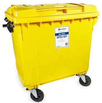 picture of FyterTech 600L Oil Only Spill Kit - 4 Wheeled Bin - [DA-27-1750]