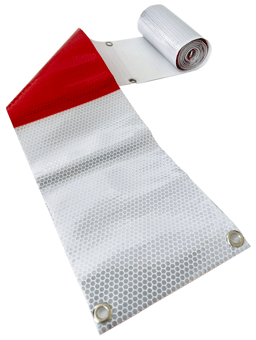 Picture of Way4Now - Reflective Red/White Strip For Security Fencing - 3.5 m - [SHU-E-RF-1]