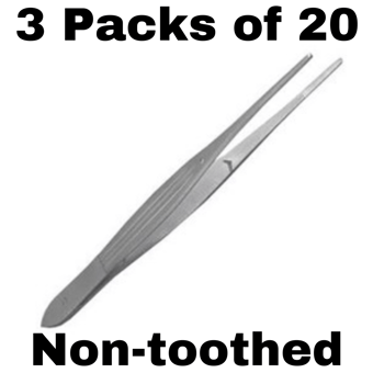 picture of Single Use - Mcindoe Forceps - Non-Toothed - 15cm - 3 Packs of 20 - Sterile - [ML-D9127-PACK]