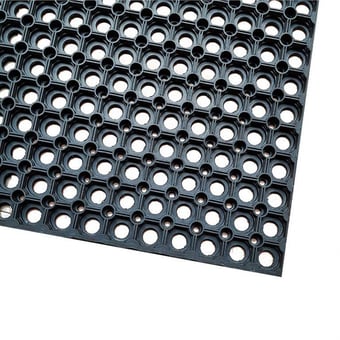 picture of Heavy-Duty Boot-Scrape Mat - Black - 1000 x 1500mm - Thickness 23mm - [WWM-40151-10015023-BKNA] - (LP)