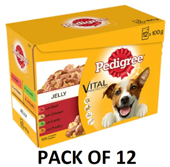 picture of Pedigree Pouch Favourites in Jelly Wet Dog Food 12 x 100g - [CMW-PPOU2]