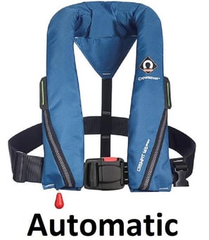 picture of Crewsaver Crewfit 165N Automatic Blue Sport Lifejacket - [CW-9710BA]