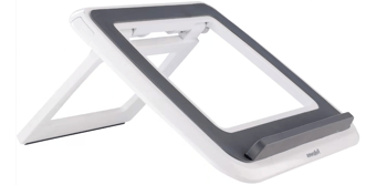 picture of Fellowes I-Spire White Quick Lift Laptop Stand - [VK-7070480]