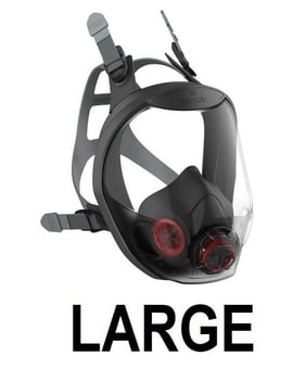 picture of JSP - Force 10 Typhoon Full Face Mask - Compatible with PressToCheck Filters - Large - [JS-BPB003-204-000]