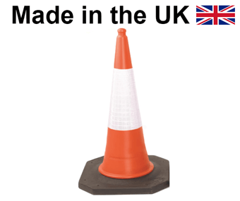 picture of Oxford - Highwayman 2 Part Orange Traffic Cone - 750mm - D2 Sleeved - [OX-09101] -  (DISC-R)