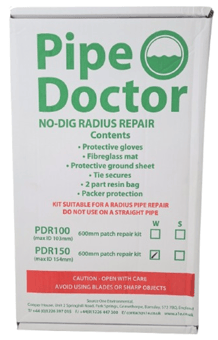 picture of Pipe Doctor Radius Repair Kit DN150 Pipe - Winter Resin - [S1-PDR150KITW] - (LP)