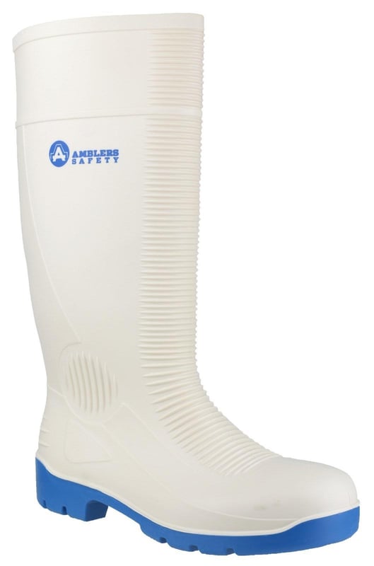 Amblers FS98 White Steel Toe Food Safety Wellington S4 SRA - FS-21232-33992