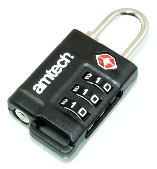 picture of Amtech TSA-Approved Combination Travel Padlock - [DK-T1130]