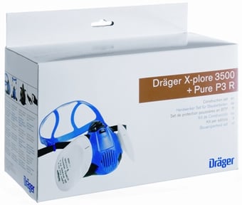 Picture of Dräger X-plore Construction Set - Half Mask & Two P3 Filters - [BL-R56960]