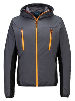 picture of Portwest EV470 - EV4 Insulated Hybrid Jacket - Metal Grey - Regular - PW-EV470MGR