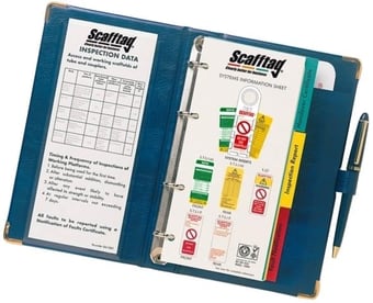 picture of Scafftag The Blue Book - Scaffolding Management System - [SC-SIB]