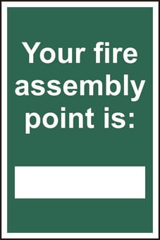 picture of Spectrum Your fire assembly point is: – PVC 200 x 300mm - SCXO-CI-1526