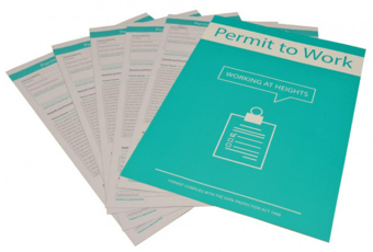 picture of Working at Heights - Permit to Work - Pack of 10 - [CI-14889]