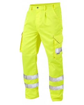 Picture of Class 1 Cargo Bideford Short Leg Trouser - Yellow - LE-CT01-Y-SHO