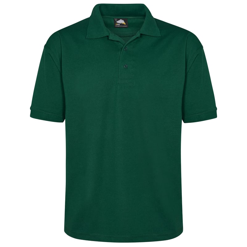 picture of Eagle Premium Polycotton Men's Bottle Green Poloshirt - 220gm - ON-1150-10-BGRN