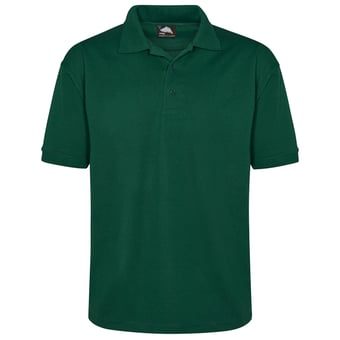 Picture of Eagle Premium Polycotton Men's Bottle Green Poloshirt - 220gm - ON-1150-10-BGRN