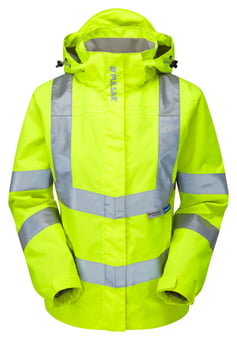 picture of PULSAR Protect Women's Storm Coat Yellow - Recycled Content - PR-P704-R-YEL