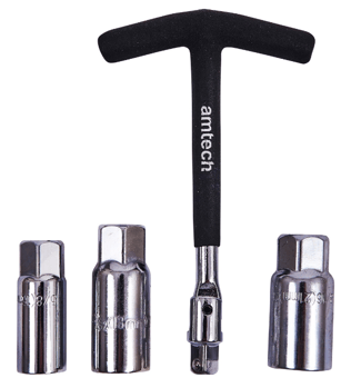 picture of Amtech 4 Piece T-bar Spark Plug Wrench Set - [DK-I3665]