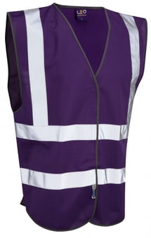 picture of Pilton - Purple Reflective Waistcoat - Non EN471 - LE-W05-PR