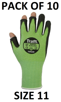 picture of TraffiGlove Safe To Go Cut Index C Glove - Size 11 - Pack of 10 - TS-TG5220-11X10 - (AMZPK2)
