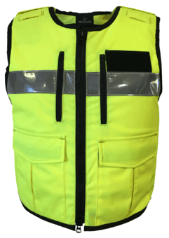 Picture of Community Support High Visibility Body Armour CS103 - Home Office HO1 KR1 SP1 - Handgun, Stab & Spike Protection - VE-CS103-HO1KR1SP1-HV