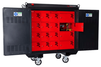 picture of Armorgard VoltHub VH16-240 Li-Ion Battery Charging 16 Locker Station - 240v - [AG-VH16-240] - (LP)
